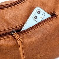 Bolso cruzado de mujer, bolso de mano de mujer, bolso cruzado de mano de cuero, bolso tote, bolso bandolera, bolso bandolera vintage de gran capacidad, bolso de mujer de cuero lavado - details 8