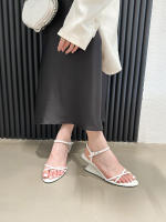 Sandalias de Mujer con Suela Redonda y Punta Abierta Tacón Bajo, Color Sólido, Versátiles y Elegantes - details 10