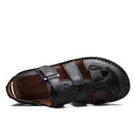 Sandalias deportivas de cuero para hombre, zapatos de punta cerrada - details 2