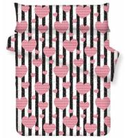 Funda de cama nórdica 90 cm. Tema de amor. Juego completo para oso Microfibra muy suave y transpirable - Funda de edredón Fácil lavado a máquina - details 3