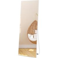 Pie Cuerpo Entero 150x51 cm, Espejos Grandes de Pared Rectangulares con Soporte para Colocar de Pie o Colgado, Adecuado para Dormitorio Vestidor Recibidor - details 0