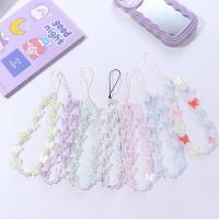 Cordón telefónico para regalos, joyería de resina para teléfono, cuerda colgante, cadena con cuentas, cuerda antipérdida, cadenas para teléfono de mariposa, correa para móvil - details 4