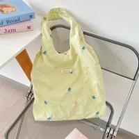 Bolso portátil de estilo coreano con lazo para mujer, bolsa Hobo de tela dulce, bolso de lona para ir al trabajo, para axilas - details 12
