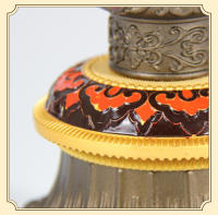 Colección de budismo esotérico tibetano, decoración del hogar, combinación de ocho tesoros propicios, decoración de equipos de Buda - details 11