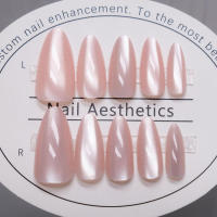 Uñas Falsoas de Ojo de Gato Puntas de Almendra de Resina para Mujeres y Niñas - details 7