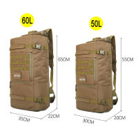 Mochila táctica militar para exteriores para hombre, bolsa de acampada, montañismo, senderismo, Vie Molle 3P 60L 50L - details 0