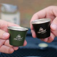 Mini taza de camping de acero inoxidable, 4-1 piezas, 50 ml, adecuada para VIE al aire libre, cerveza, vino, café, té, leche, bebidas, agua, - details 4