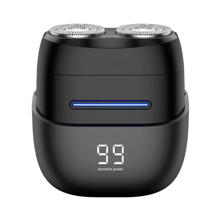 Nueva maquinilla de afeitar eléctrica magnética portátil Mini cuchillo de barba recargable para hombres - 1