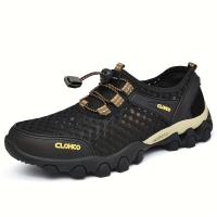 Zapatos de malla con suela de goma gruesa, zapatos adhesivos en frío hechos a mano para deportes casuales al aire libre para hombres. - details 19