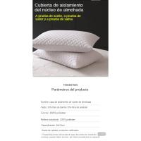 Funda de Almohada de Algodón 48x74cm Almohada de Aceite para Cabeza Antiácaros Funda Interior - details 11