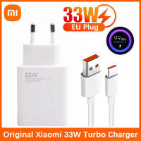 Kit de Carga Rápida Xiaomi 33W Cable Tipo C de 6A Compatible con Mi 10T POCO X3 NFC X4 Redmi K30 K40 Note 9 10 11 pro Accesorios de Electrónica - details 0