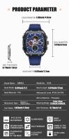 SMAEL-reloj Digital para hombre, pulsera deportiva de silicona, multifuncional, resistente al agua, LED - details 3