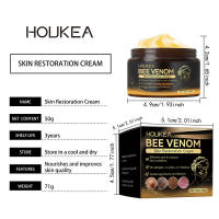 Crema de veneno de abeja: crema suave, nutritiva y reafirmante que mejora la calidad de la piel, hidratante, suave y delicada. - details 0