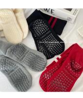 Calcetines de yoga profesionales de silicona antideslizantes para bailar en el suelo, calcetines deportivos informales de algodón a rayas para fitness, gimnasio, entrenamiento, pilates - details 12