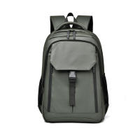 Mochila minimalista informal de negocios de gran capacidad, moderna, de nailon, personalizable, para estudiantes de secundaria. - details 2