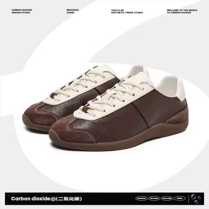 Nuevos zapatos de pareja nicho retro casual versátiles zapatos deportivos de moda. - 1