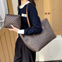 2025 nueva bolsa de madre e hijo a cuadros impresos para mujer, bolso de hombro premium, bolso de mano para viajeros, bolso de gran capacidad - details 2