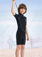 Traje de neopreno REALON para niños, 2mm, traje corto para niños pequeños, traje de neopreno para hacer surf, nadar y hacer - details 0
