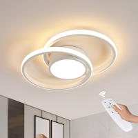 Plafón de Techo LED Blanco 40W GOECO, Aluminio, 3000-6500K, Regulable con Control Remoto, Iluminación Interior - details 6