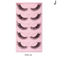 Pestañas de Gato de Mirada Natural Extensiones de Pestañas Falsas Gruesas y Rebanadas para Maquillaje - details 4