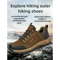 Zapatos de senderismo antideslizantes para hombre y mujer, zapatillas de Trekking de escalada al aire libre, botines de senderismo de montaña, zapatos casuales para caminar - details 1