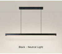 LEFANGXING Colgante de Luz LED Rectangular Cuboide Diseño Moderno de Aluminio para Techo de Estudio de Oficina Iluminación y Decoración - details 12