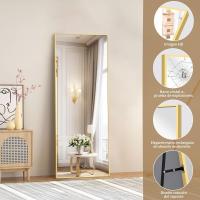 Espejo de Pared Grande Rectangular de 52 x 161 cm Marco Dorado Ideal para Salón, Dormitorio, Pasillo - details 1