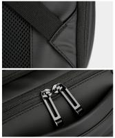 Mochila impermeable con carga USB para hombre, bolso multifuncional para ordenador portátil, bolsa de negocios portátil - details 16