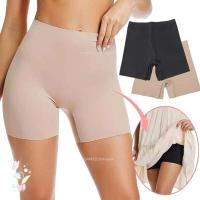 Bragas moldeadoras más delgadas para mujer, pantalones cortos deslizantes, cintura alta, Control de barriga, faja moldeadora de cuerpo sin costuras - details 0