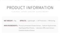 LAIKOU SPF 50 PA+++ Sakura Pantalla Solar Crema Solar Duradera para Cara, Cuerpo, Cuello - details 1