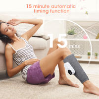 Masajeador de piernas y pantorrillas, máquina de presoterapia por presión de aire, dispositivo de compresa caliente, relajación muscular, promueve la circulación sanguínea, alivia el dolor - details 8