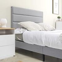 cama tapizada Aroma color gris