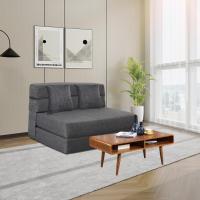70 x 190 cm Sillón Cama Plegable, Sofá Cama Plegable con Espuma de Memoria y Almohada, Colchón de Suelo para Yoga, Oficina, Salón, Futon Sofá Cama Portada Lavable Unos, Gris Claro - details 26