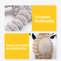 Juguete de Peluche para Perros Juguete Interactivo Resistente a Mordiscos Limpieza Dental - details 9