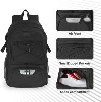 Basketball Soccer Backpack Bag - Soccer Backpack & Bags for Basketball Includes Separate Cleat Shoe and Ball Compartment - details 1