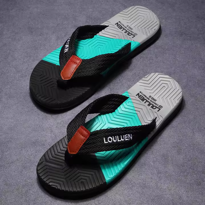 Zapatillas de Verano para Hombres de Alta Gama Antideslizantes, Cómodas, Acabado Exterior, Moda Casual - 1