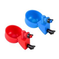 Taza de agua automática para pollo, Kit de bebedero de plástico para aves de corral, codorniz, Paloma, pájaro, jaula de conejo, bebedero para aves de corral, 5 piezas - details 2