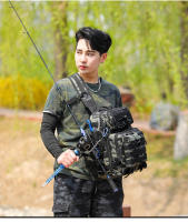 Tactical Chest Bag Waterproof Fishing Backpack Men Multifunction Climbing Travel Sport Crossbody Shoulder Bags Fishing Equipment - details 7