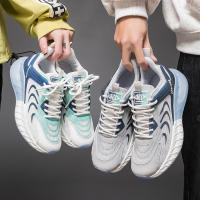 Suela de palomitas de maíz pareja transpirable zapatillas de deporte de los hombres de la plataforma versátil zapatos blancos estudiante zapatillas de correr - details 6