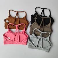 Sujetador deportivo desnudo para mujer, espalda Sexy a prueba de golpes, sujetador de Fitness de secado rápido, entrenamiento de Pilates, deportes, correr, Yoga, camiseta sin mangas - details 2
