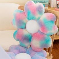Cojín de peluche con flores de colores, almohada de felpa, pétalos protectores de cadera esponjosos, cojín de asiento, estera suave de flor de cerezo para habitación de niños - details 10