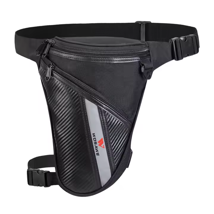 Bolsa de Pierna de Motocicleta WOSAWE Impermeable Cinturón de Cintura para Ciclistas al Aire Libre - 1