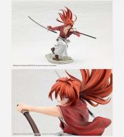 1/8 Kotobukiya PV152 ARTFX J Himura Kenshin 20CM figura de Anime modelo coleccionable juguetes de acción regalos - details 0
