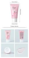 Laikou Sakura crema de protección solar coreana bloqueador solar Facial Spf50 loción de aislamiento hidratante 30g - details 0