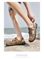 Zapatos de verano de gran tamaño para hombre, sandalias transpirables, zapatos casuales de malla, zapatos de viaje de fondo suave y hueco, zapatillas nuevas - details 4