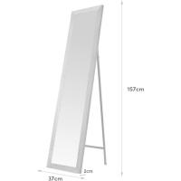 Espejo de pie Blanco decapé de Madera de 37x157 cm - details 2