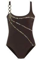 Bañador de una pieza con correa redonda para mujer, traje de baño Sexy de Color sólido con Espalda descubierta, ropa de playa para vacaciones - details 9