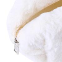Bolso De Maquillaje Para Mujer De Peluche Sólido Viaje Organizador De Cosméticos Estuche De Ropa Joven Necesario - details 14