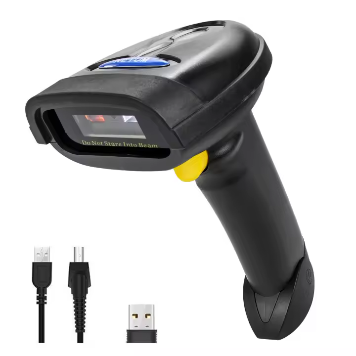 Escáner de Barcode 2D NETUM NT-1228BL Lector de Código QR Inalámbrico y Bluetooth - 1