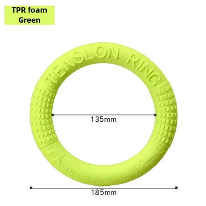 Juguete de Disco Volador para Perros Entrenamiento de Interacción Acuática con Material TPR - 1